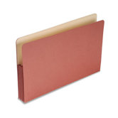 3 1/2" Expansion File Pockets, Straight Cut, MLA/Redrope, Legal, Redrope, 50/Box