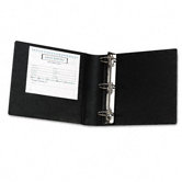Heavy-Duty Locking Round Ring Binder, 8-1/2 x 11, 3in Capacity