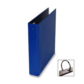 3-Ring Binder,w/Pckts,Vinyl,300 SH Cap.,1-1/2",12/CT,DKBlue