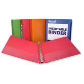 Round View Binder,w/2 Pckts,1-1/2" Cap.,11"x8-1/2",Asst.