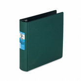 Heavy-Duty Locking Round Ring Binder, 8-1/2 x 11, 2in Capacity, Green