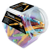 Mini Highlighter,Nontoxic, Odorless, Chisel Tip, 72 per Set, Black