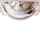 T-Bar Dome Security Mirror