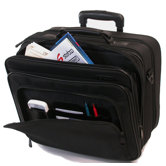 Ballistic Computer / Business Case in Black on Wheels