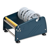 Shipping Label Dispenser, 4 Adaptors W/ 3" Core, Blue