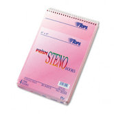 Spiral Steno Notebook, Gregg Rule, 6 X 9, 4 80-Sheet Pads/Pack