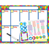 Jigsaw Weekly Calendar Kit Wipe