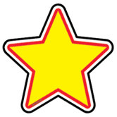 Mini Accents Mini Star 36/pk 3in