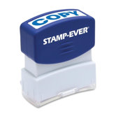Stamp, Pre-Inked, "Copy", 9/16"x1-11/16" Imp, Blue