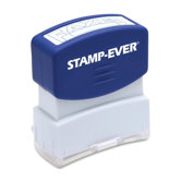 Stamp, Pre-Inked, "Faxed", 9/16"x1-11/16" Imp, Blue