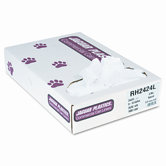 Regular Liners, 10 gallon, 6 microns, 24x24, Natural, 50 rolls of 1000 bags/ctn