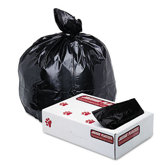 Industrial Strength Low-Density Commercial Can Liners,33 gal,1.7mil,BLK, 150/ctn