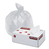 Super Extra-Heavy Liners, 30 Gallon, 16 Microns, 30 x 37, Natural, 500/Carton