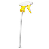 Chemical-Resistant Trigger Sprayer in White and Yellow
