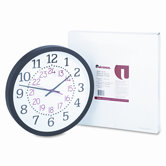Two-Color Numerals Wall Clock