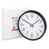 24-Hour Round Wall Clock
