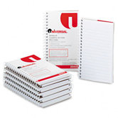Wirebound Memo Books, Narrow Rule, 3 x 5, White, 12 50-Sheet Pads/pack