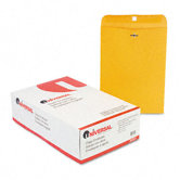 Kraft Clasp Envelope, 100/Box