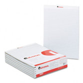 Colored Perforated Note Pads, Wide Rule, Letter, 50-Sheet, 12 per pack