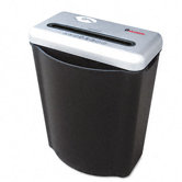 Medium-Duty 38182 Cross-Cut Shredder, Black/Silver