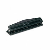 12-Sheet Deluxe Two- and Three-Hole Adjustable Punch