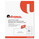 Laser Printer Permanent Labels, 2500/Box