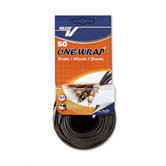 Reusable Self-Gripping Ties, 1/2" x 8", 50 Ties/Pack
