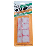 Velcro Tape 7/8 Squares White