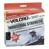 Industrial Strength Hook & Loop Fastener Tape Roll, 2" x 4 ft. Roll, White