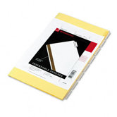 Single-Sided Reinforced Insertable Index, 8-Tab, 8-1/2 X 14, Buff (Set of 8)