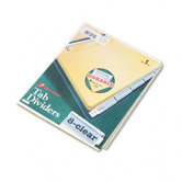 Single-Sided Reinforced Insertable Index, 8-Tab, Letter, Buff (Set of 8)