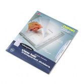 View-Tab Transparent Index Dividers, 5-Tab, Square, Letter (Set of 5)