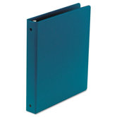 Basic Vinyl Round Ring Binder, 1" Capacity