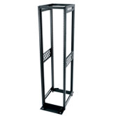 R4 Series 24" D Four-Post Open Frame Rack with 12-24 Threaded Rackrail
