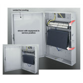 Horizontal Cable Distribution for Open Wall Mount Racks