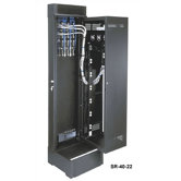 SR Series Pivoting Wall Mount Rack, 40 Rackspaces, 30" D