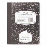 Composition Book, Special Ruled, 9-3/4"x7-1/2", Black Marble