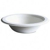 Compostable Sugarcane Dinnerware, 12 Oz. Bowl, 1000/Carton