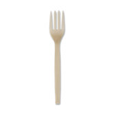 Plant Starch Material Cutlery , 7"L, 50/PK, Beige