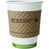 EcoGrip Renewable Resource Compostable and Recyclable Cup Sleeve