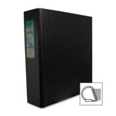 D-Ring Binders, 3" Cap, 11"x8-1/2", Black