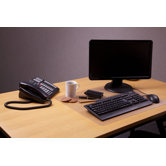 Desktex Polycarbonate Smooth Back Rectangular Desk Mats (Pack of 30)