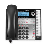 Corded Four-Line Expandable Telephone, Caller Id and Answering Machine