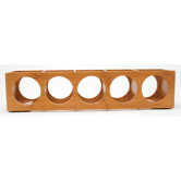 5 Bottle Wall Mounted Wine Rack