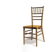 Chiavari Chair in Gold with Optional Cushion