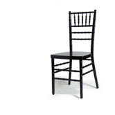 Chiavari Chair in Black with Optional Cushion