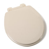 Ez Close Deluxe Round Molded Wood Toilet Seat