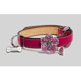 Rose Collar in Hot Pink