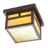 Montclair Mission Outdoor Flush Mount in Bronze