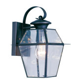Westover Outdoor Wall Lantern in Black